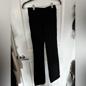 Black Lululemon Crossover Waist Sz4